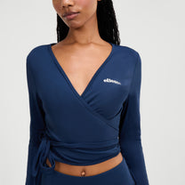 Light Gray חולצת מעטפת ארוכה לנשים Dicarla ELLESSE‎