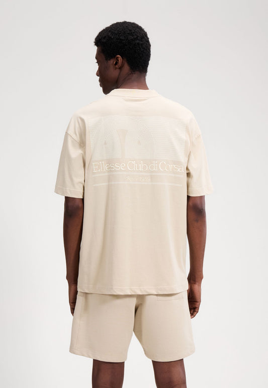 Light Gray טי שירט קצרה לגברים Club Di Corsa ELLESSE‎