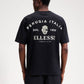 Black טי שירט קצרה לגברים Ellesse Oversized ELLESSE‎
