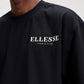 Black טי שירט קצרה לגברים Ellesse Oversized ELLESSE‎