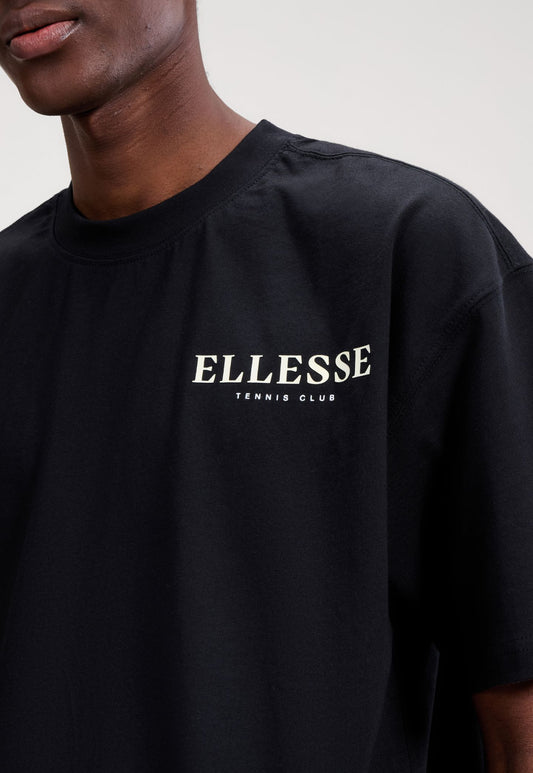 Black טי שירט קצרה לגברים Ellesse Oversized ELLESSE‎
