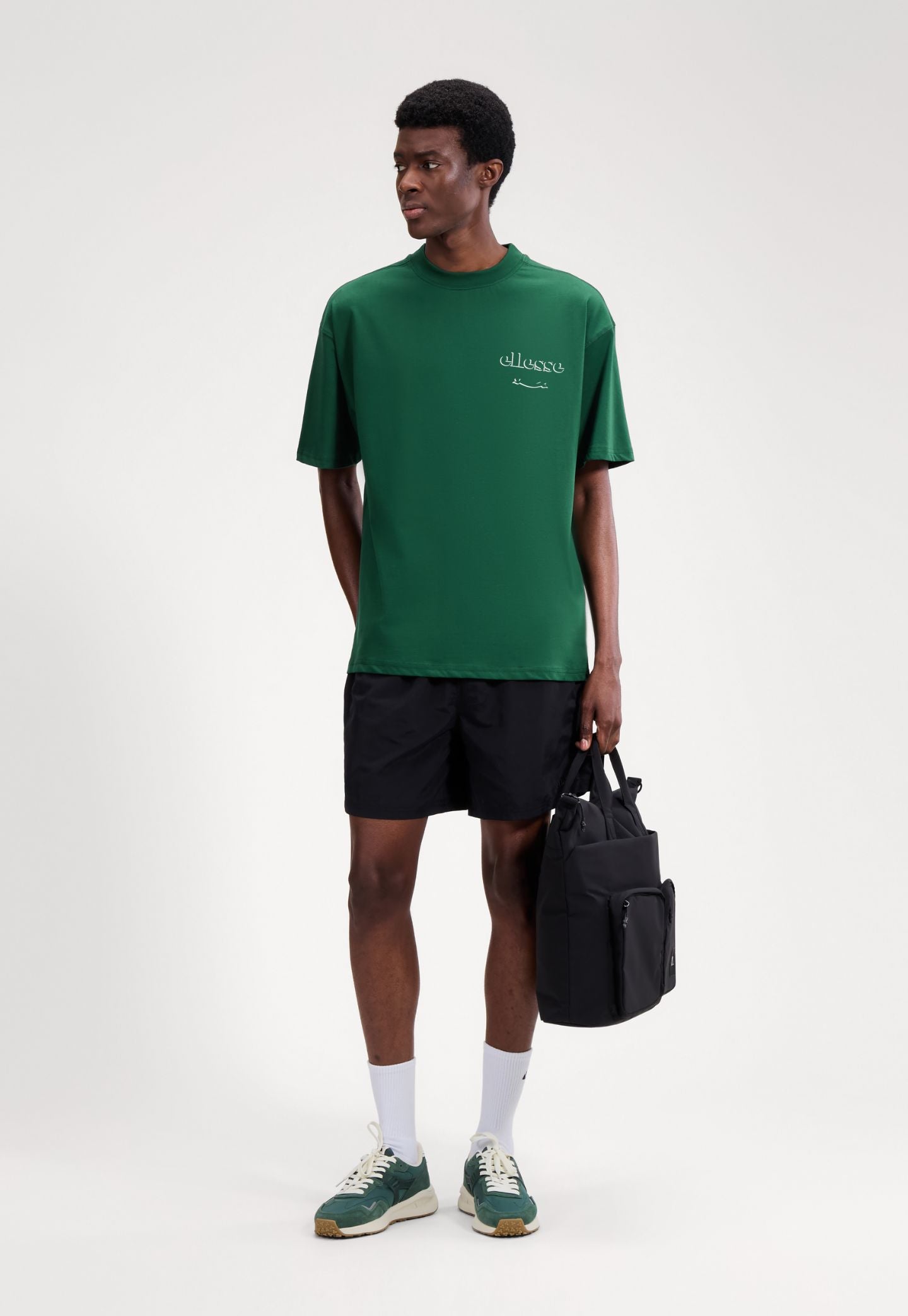 Lavender טי שירט קצרה לגברים Scroll Graphic ELLESSE‎