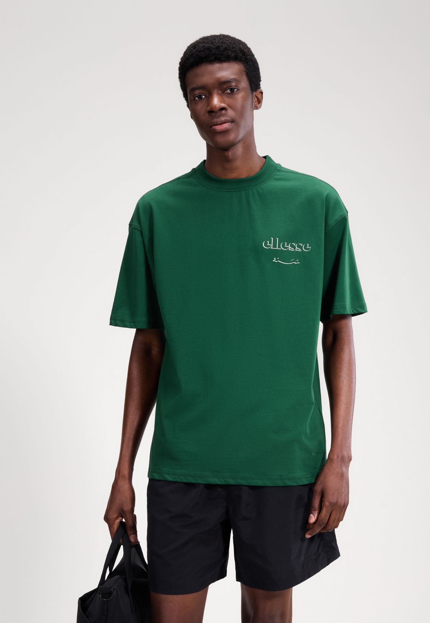 Lavender טי שירט קצרה לגברים Scroll Graphic ELLESSE‎