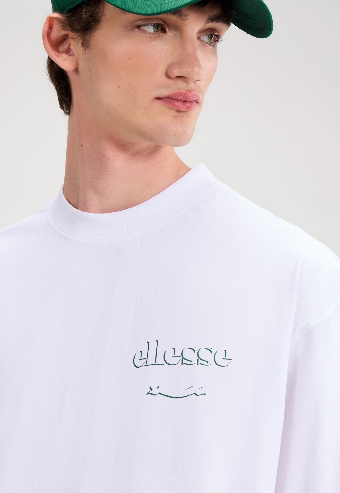 Lavender טי שירט קצרה לגברים Scroll Graphic ELLESSE‎