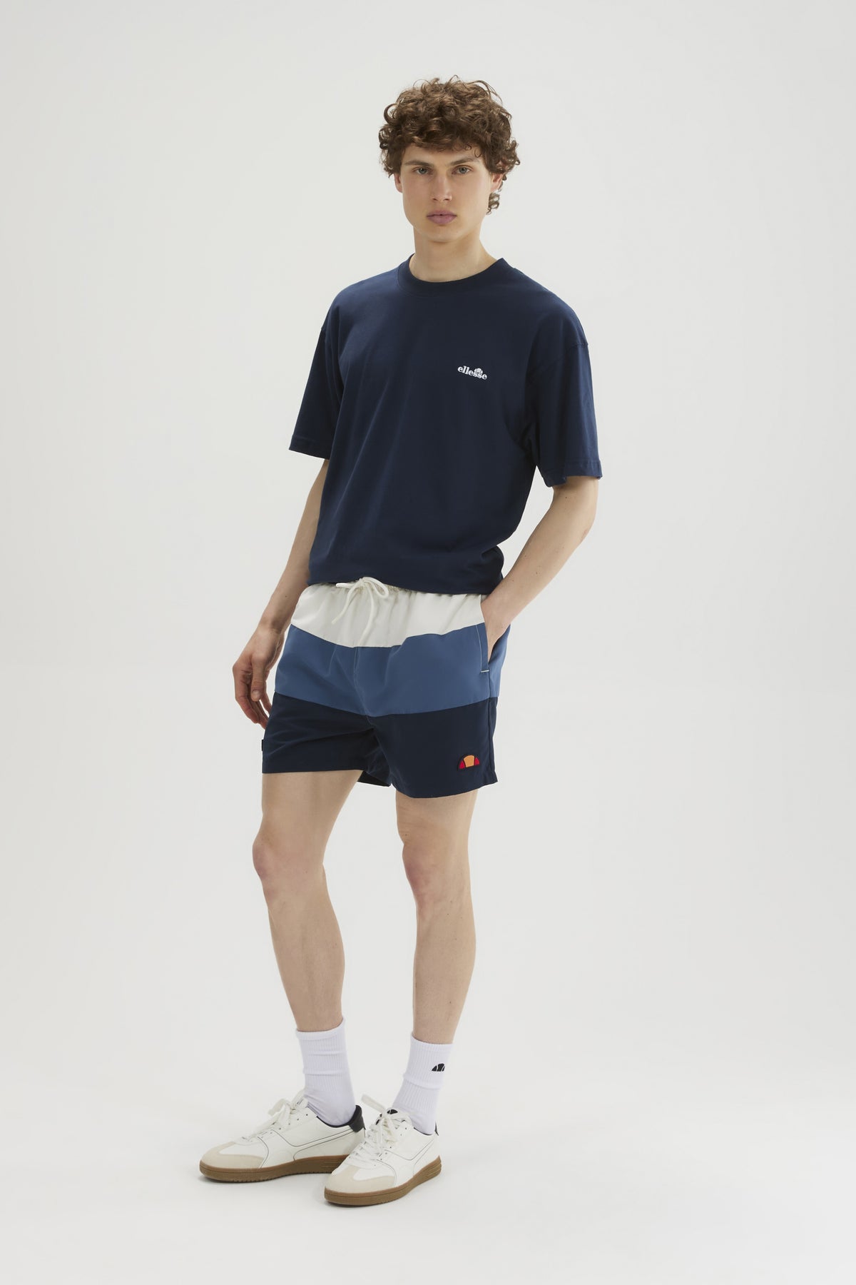 Lavender SUISIO T-SHIRT-MENS HERITAGE ESSENTIALS טי שירט קצרה ELLESSE‎