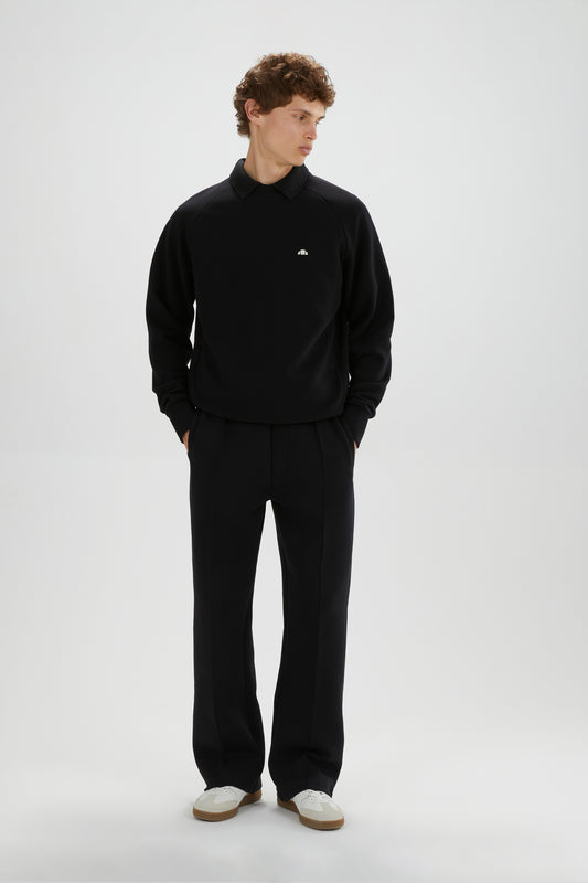 Black VIVINO SWEATSHIRT-GIOCO MILANO סווטשירט ELLESSE‎