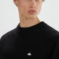 Black VIVINO SWEATSHIRT-GIOCO MILANO סווטשירט ELLESSE‎