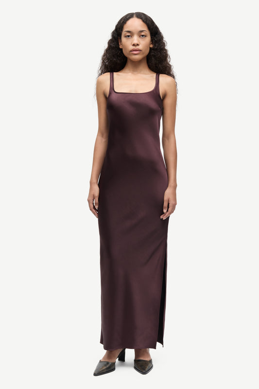 Dark Slate Gray שמלת מקסי לנשים Sunna SAMSOE SAMSOE