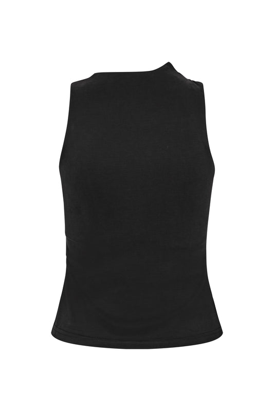 Dark Slate Gray טופ ג׳רזי צמוד לנשים Sasusy SAMSOE SAMSOE