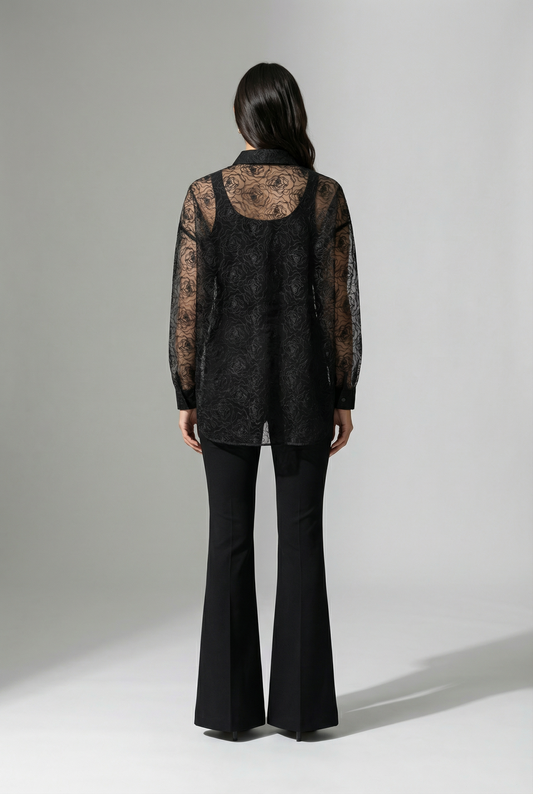 חולצה מכופתרת לנשים Roccomd