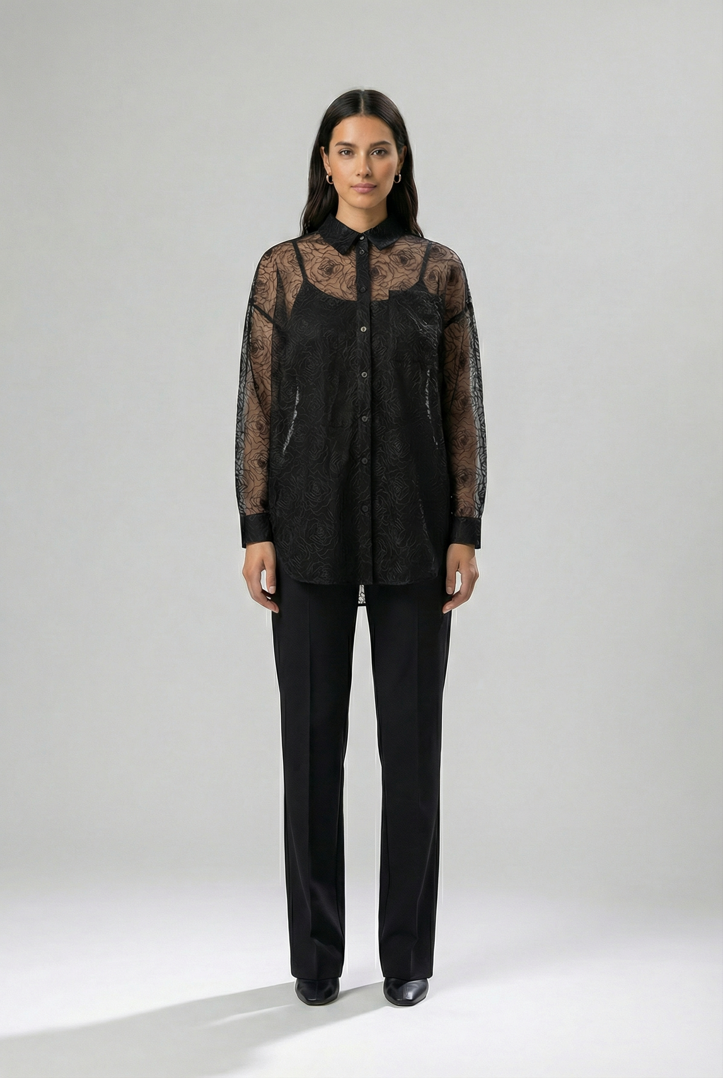 Gray חולצה מכופתרת לנשים Roccomd MODSTROM