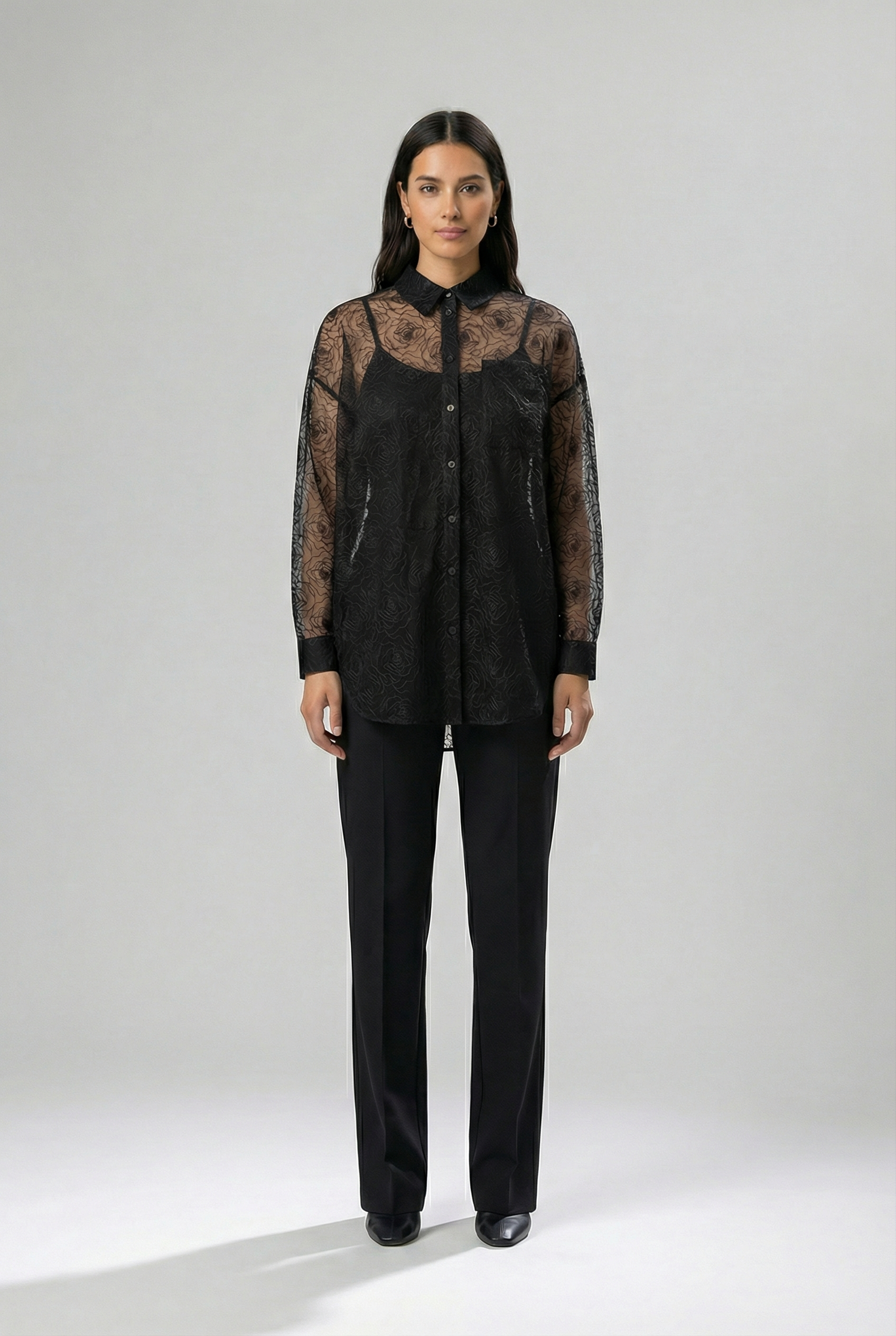 Gray חולצה מכופתרת לנשים Roccomd MODSTROM