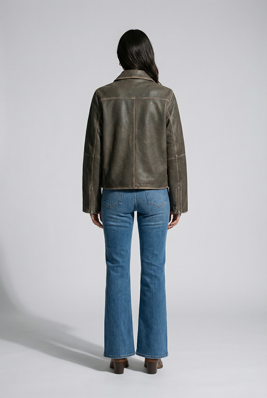 ג׳קט עור לנשים Nima