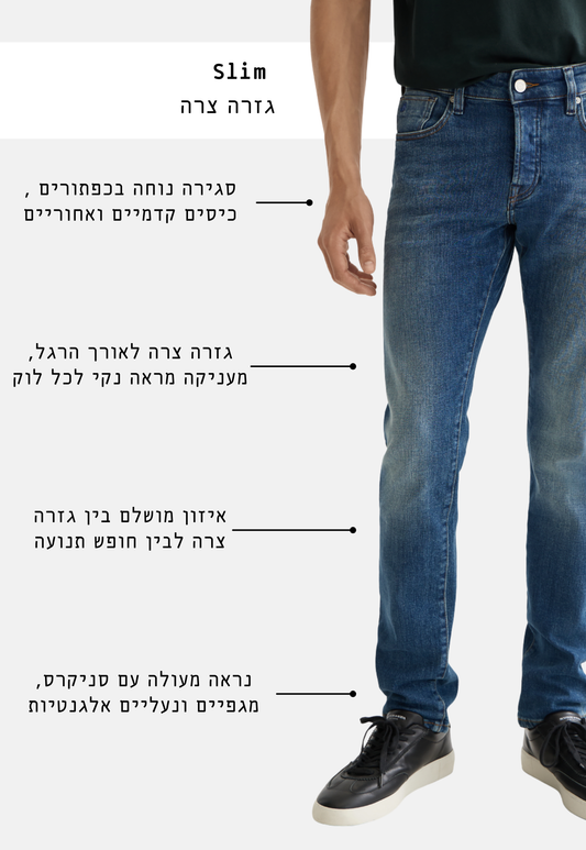 ג׳ינס ארוך לגברים Ralston – Slim Fit