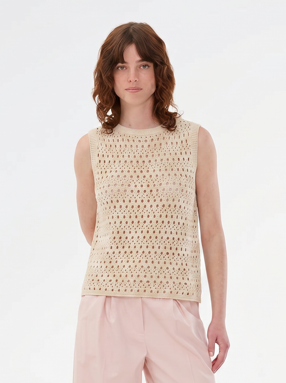 Lavender טופ לנשים Vester Top MODSTROM
