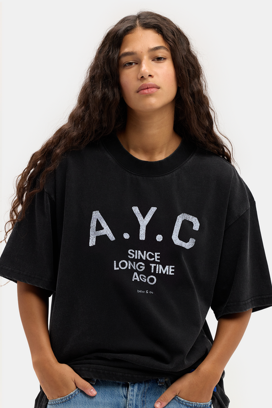 Lavender טי שירט קצרה לגברים / נשים A.Y.C. (Am Yisrael Chai) BEBER & CO