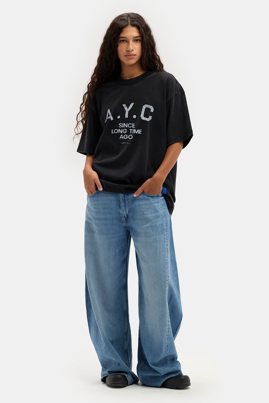 Lavender טי שירט קצרה לגברים / נשים A.Y.C. (Am Yisrael Chai) BEBER & CO