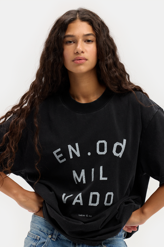 Lavender טי שירט קצרה לגברים / נשים EN OD MILVADO BEBER & CO