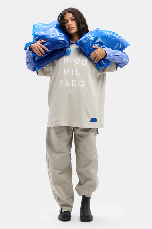 Lavender טי שירט קצרה לגברים / נשים EN OD MILVADO BEBER & CO