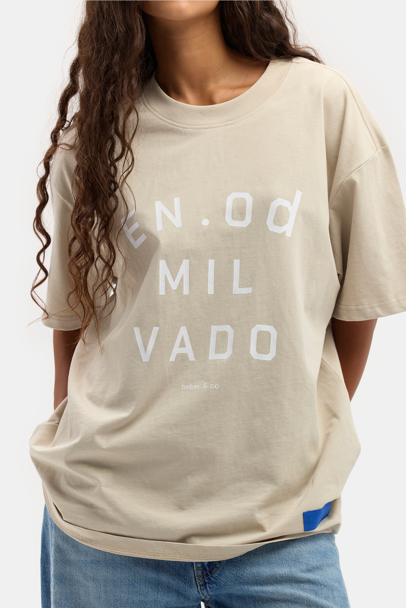Lavender טי שירט קצרה לגברים / נשים EN OD MILVADO BEBER & CO