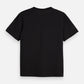 Black טי שירט קצרה לנשים Core Chest Artwork SCOTCH & SODA