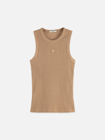 Rosy Brown גופיית ריב לנשים Racer Tank SCOTCH & SODA
