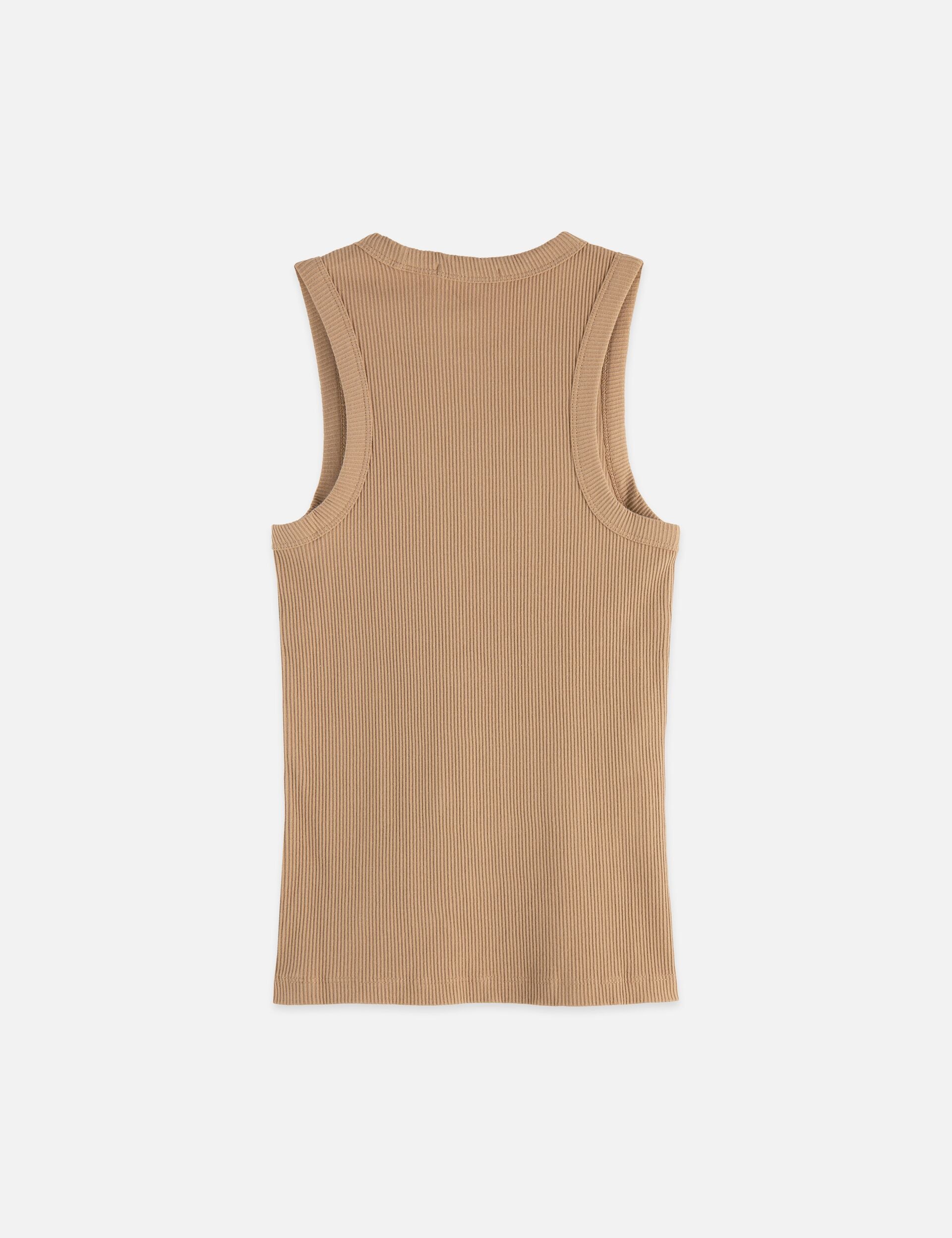 Rosy Brown גופיית ריב לנשים Racer Tank SCOTCH & SODA