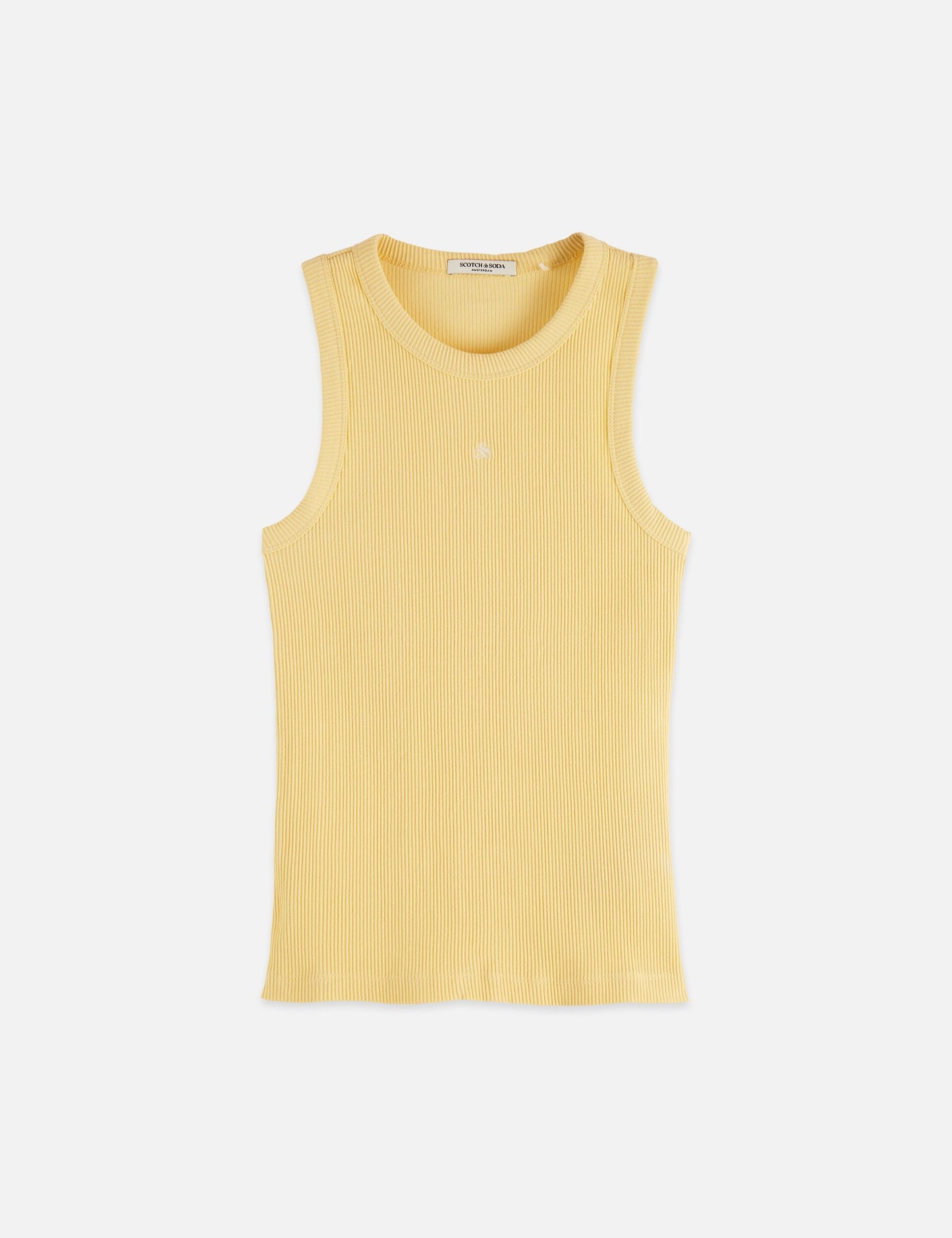 Khaki גופיית ריב לנשים Racer Tank SCOTCH & SODA