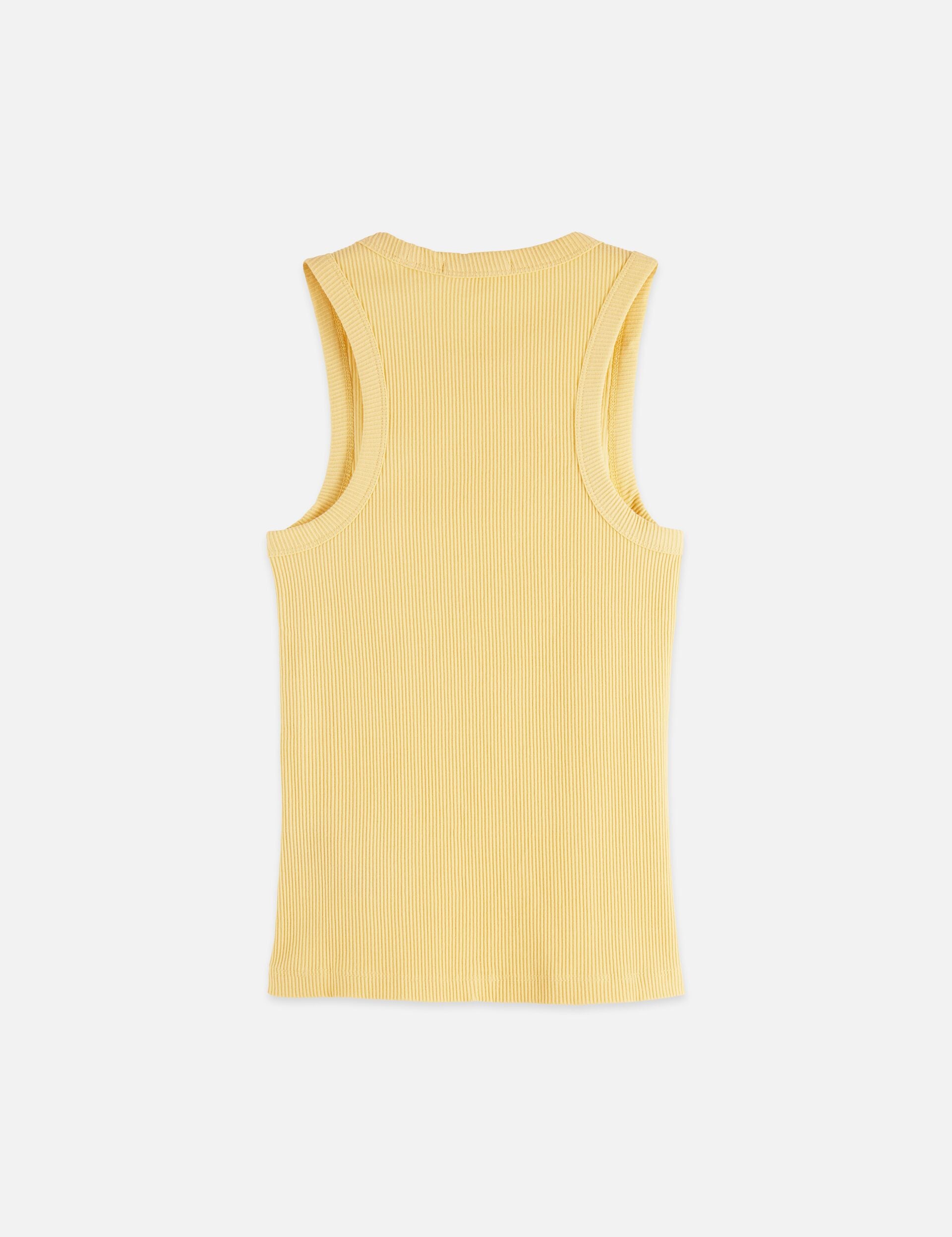 Khaki גופיית ריב לנשים Racer Tank SCOTCH & SODA