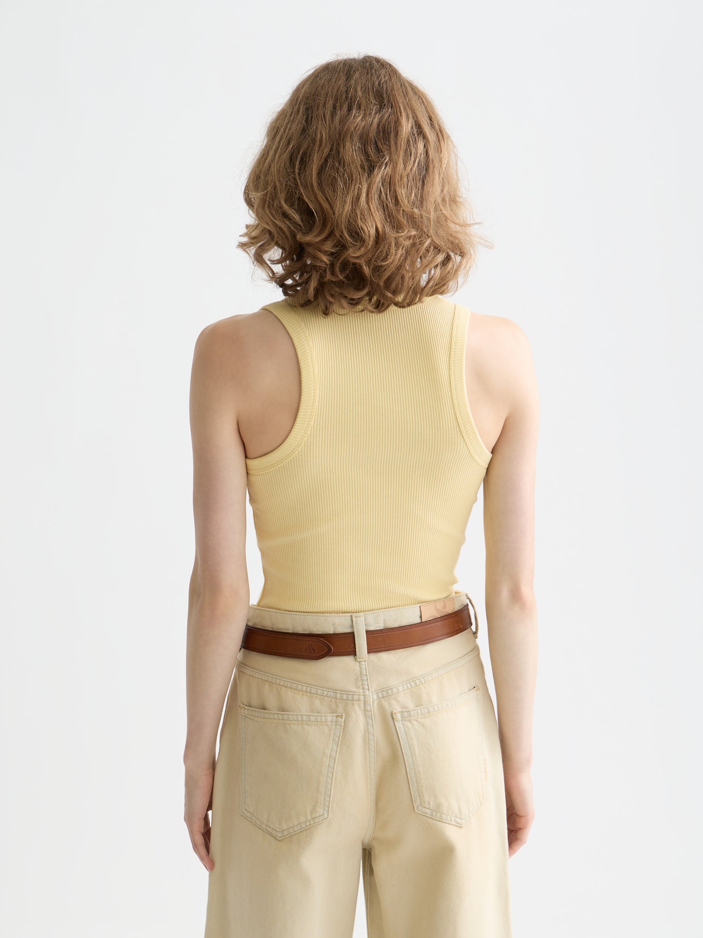 Rosy Brown גופיית ריב לנשים Racer Tank SCOTCH & SODA