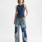 White Smoke גופיית ריב לנשים Racer Tank SCOTCH & SODA