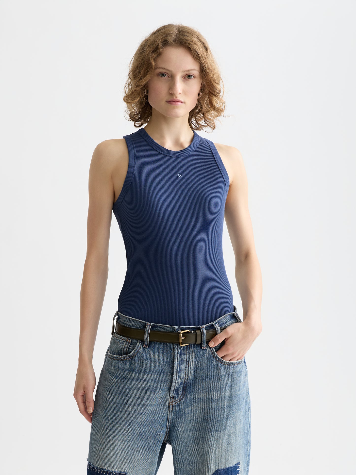 Lavender גופיית ריב לנשים Racer Tank SCOTCH & SODA