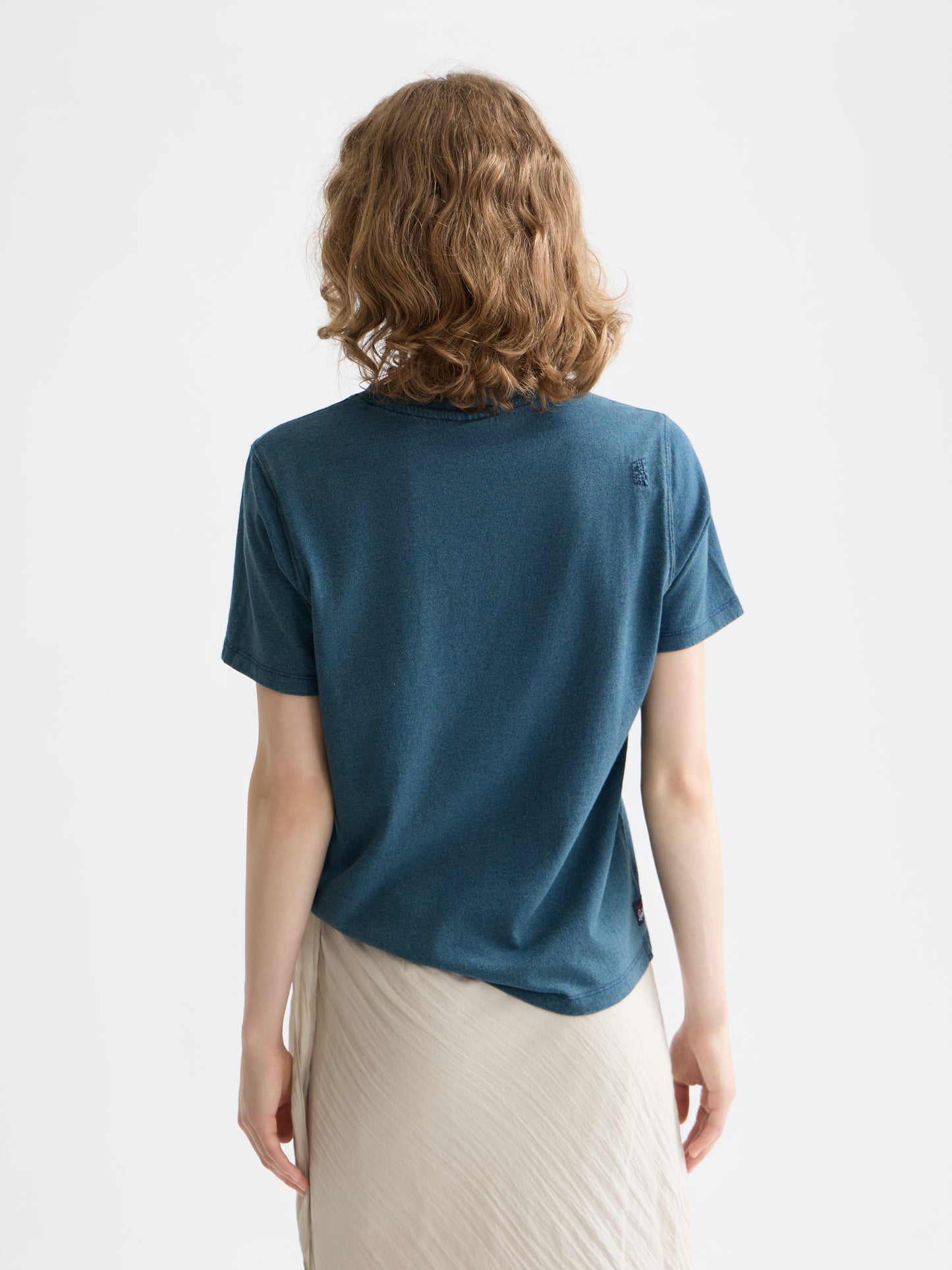 Dark Slate Gray טי שירט קצרה לנשים Indigo Graphic SCOTCH & SODA