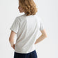 Lavender טי שירט קצרה לנשים Regular Fit עם הדפס קטן בחזה SCOTCH & SODA