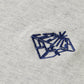 Gray טי שירט קצרה לנשים Regular Fit עם הדפס קטן בחזה SCOTCH & SODA