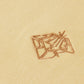 Light Goldenrod טי שירט קצרה לנשים Regular Fit עם הדפס קטן בחזה SCOTCH & SODA