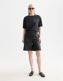 White Smoke טי שירט קצרה לנשים Washed Artwork SCOTCH & SODA