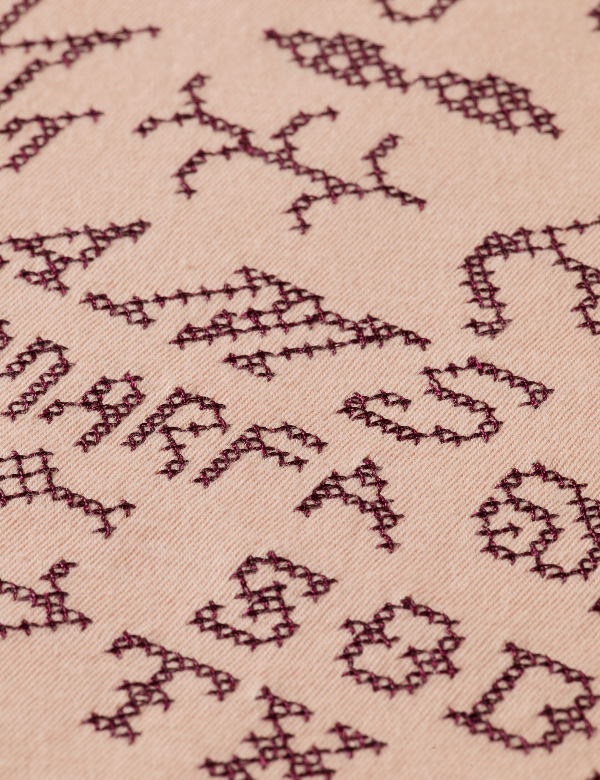 Tan טי שירט קצרה לנשים Embroidered SCOTCH & SODA