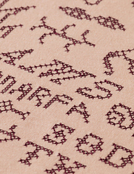 Tan טי שירט קצרה לנשים Embroidered SCOTCH & SODA