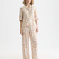 Gray חולצה מכופתרת קצרה לנשים Printed Viscose SCOTCH & SODA
