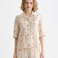 Gray חולצה מכופתרת קצרה לנשים Printed Viscose SCOTCH & SODA