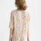 Gray חולצה מכופתרת קצרה לנשים Printed Viscose SCOTCH & SODA
