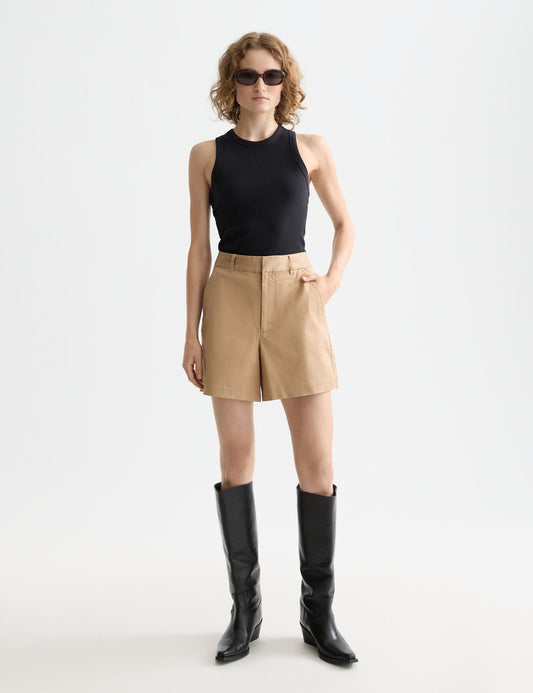 White Smoke גופיה לנשים Core Rib SCOTCH & SODA