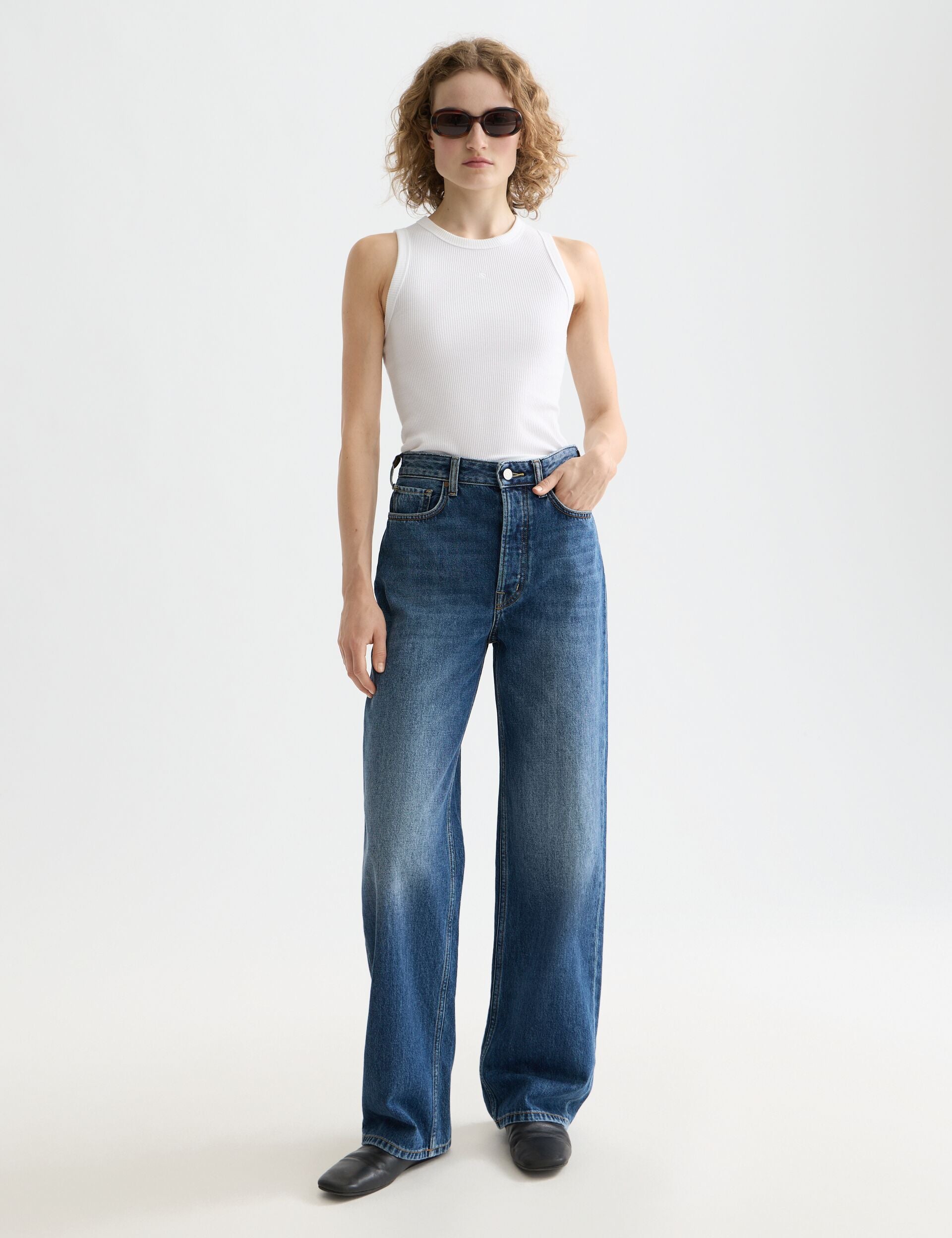 Lavender CORE RIB RACER TANK גופיה SCOTCH & SODA