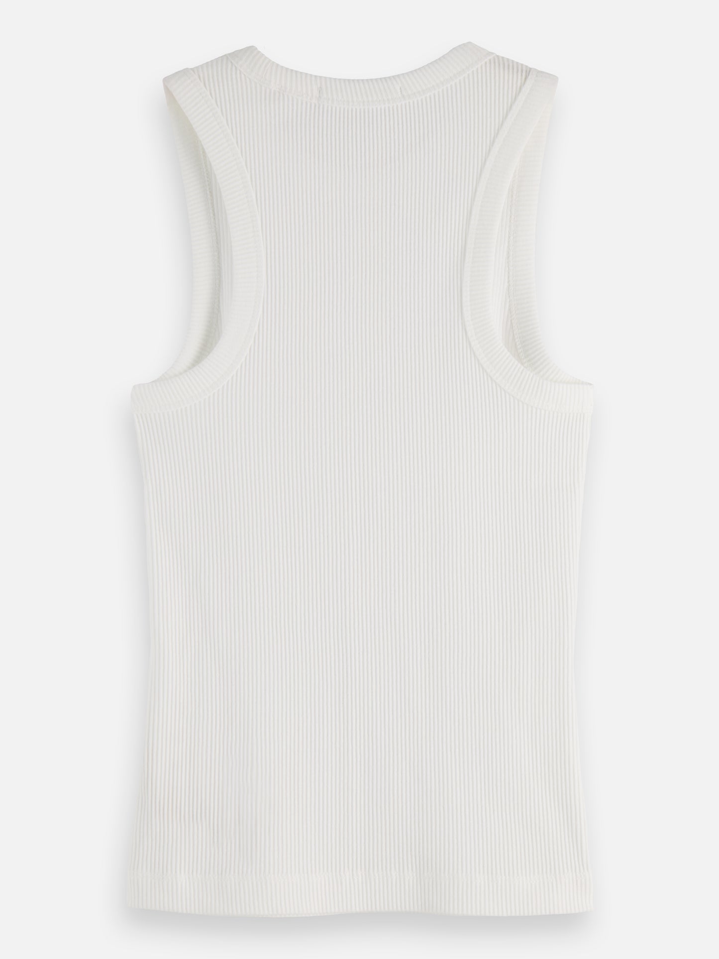 Antique White CORE RIB RACER TANK גופיה SCOTCH & SODA
