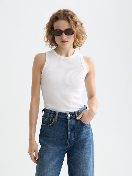 Lavender CORE RIB RACER TANK גופיה SCOTCH & SODA