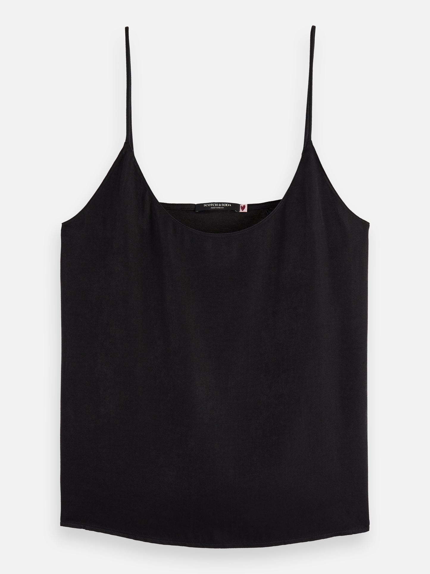 Black גופיה לנשים Core Jersey Woven SCOTCH & SODA