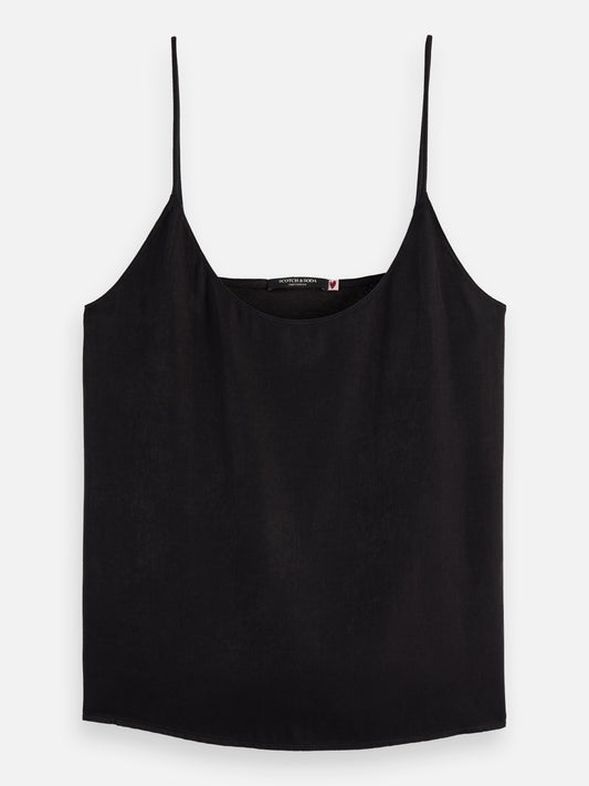Black גופיה לנשים Core Jersey Woven SCOTCH & SODA