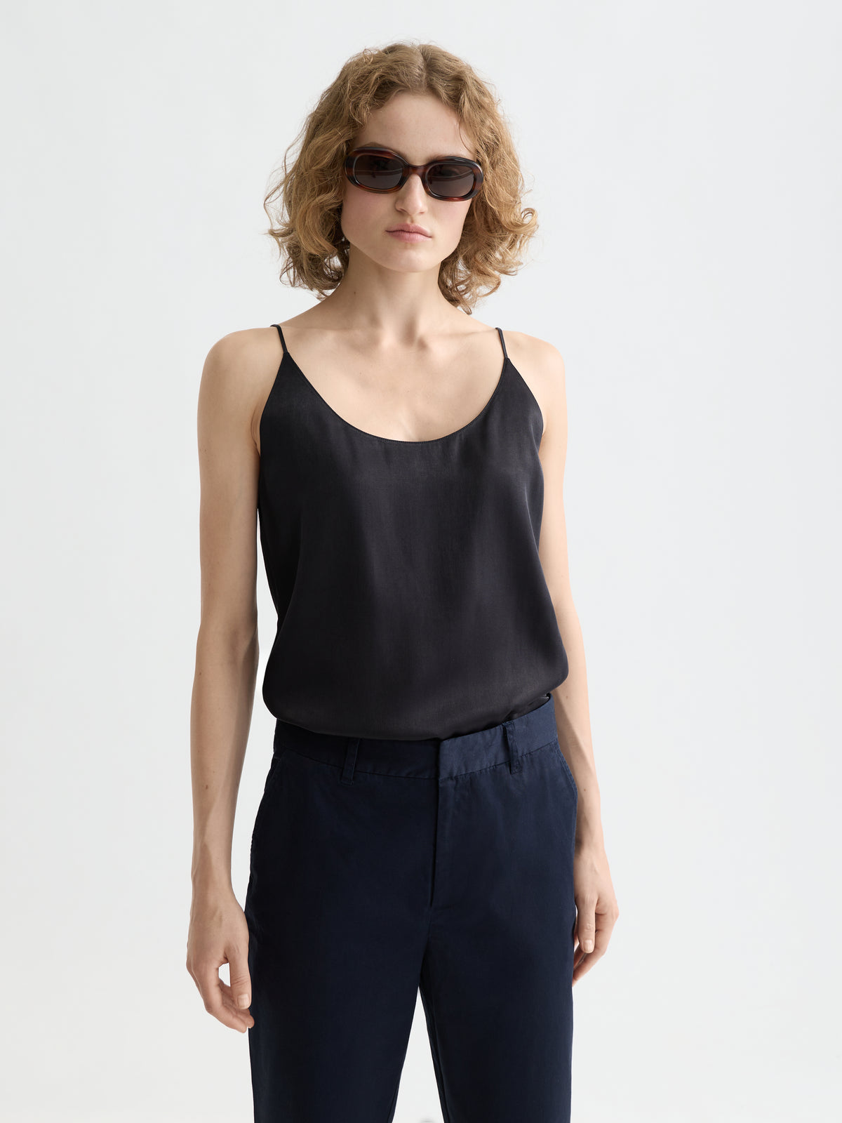 Black גופיה לנשים Core Jersey Woven SCOTCH & SODA