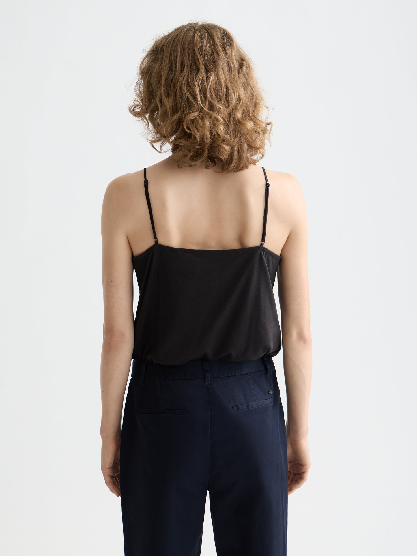 Black גופיה לנשים Core Jersey Woven SCOTCH & SODA